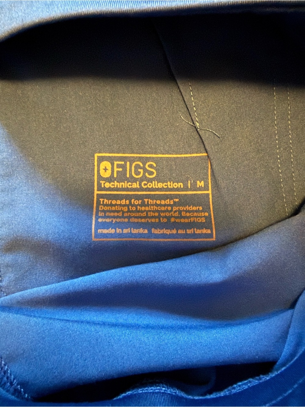 Figs Women’s Livingston High-Rise Straight-Leg Scrub Pant in Royal Blue